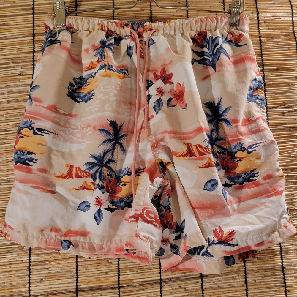 Foot Locker Lckr Floral Men's Bathing Suit Size Large